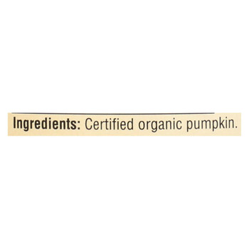 Farmer's Market Organic Pumpkin - Canned - Case of 12 - 15 oz.