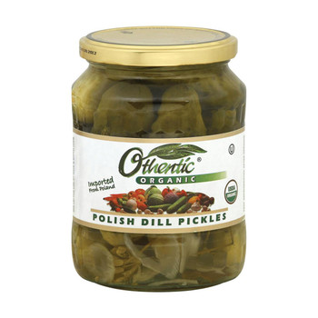 Othentic Polish Dill Pickles - Organic - Case of 6 - 24.3 oz.