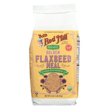 Bob's Red Mill Organic Golden Flaxseed Meal - 16 oz - Case of 4