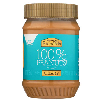 Crazy Richards Natural Creamy Peanut Butter - 16 oz. Crazy Richards Natural Creamy Peanut Butter - 16 oz.