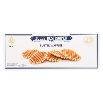 Jules Destrooper - Cookies - Butter Waffles - Case of 12 - 3.52 oz.