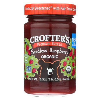 Crofters - Prmium Sprd Og2 Raspberry - CS of 6-16.5 OZ Crofters - Prmium Sprd Og2 Raspberry - CS of 6-16.5 OZ