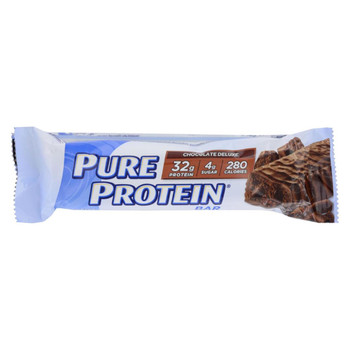 Pure Protein Bar - Chocolate Deluxe - Case of 12 - 78 Grams Pure Protein Bar - Chocolate Deluxe - Case of 12 - 78 Grams
