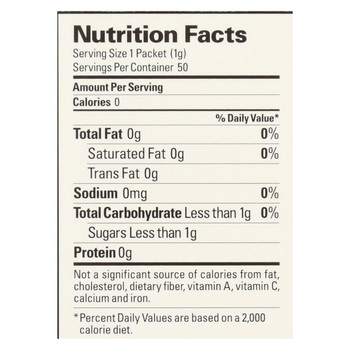 Stevia In The Raw Sweetener - Packets - Case of 12 - 50 Count