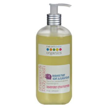 Nature's Baby Organics Shampoo and Body Wash Lavender Chamomile - 16 fl oz