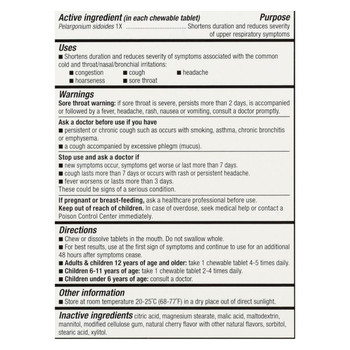 Nature's Way - Umcka ColdCare Cherry - 20 Chewables