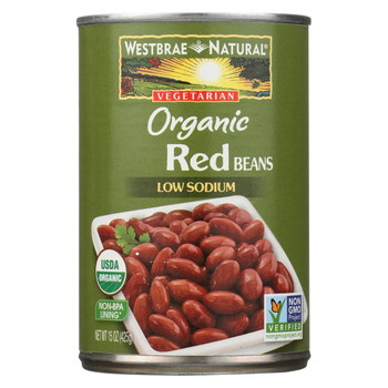 Westbrae Foods Organic Red Beans - Case of 12 - 15 oz.