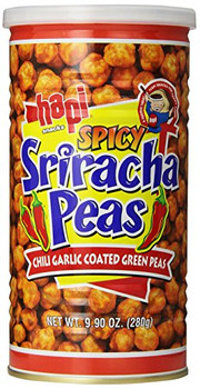 Hapi Sriracha Peas - Green Chili - Case of 12 - 9.9 oz