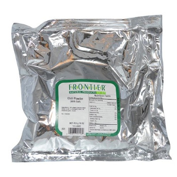 Frontier Herb Chili Powder with Salt - 1 lb.