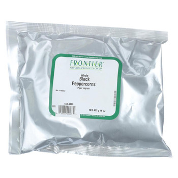 Frontier Herb Peppercorns Whole Black - Single Bulk Item - 1LB Frontier Herb Peppercorns Whole Black - Single Bulk Item - 1LB