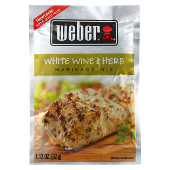 Weber Grill Creations Marinade - White Wine & Herb - Case of 12 - 1.12 oz