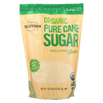 Woodstock Organic Cane Sugar - Case of 5 - 4.4 LB Woodstock Organic Cane Sugar - Case of 5 - 4.4 LB