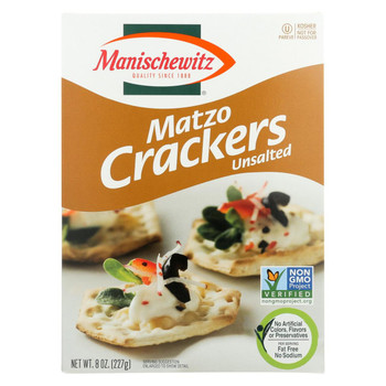Manischewitz Matzo Crackers - Unsalted - 8 oz. Manischewitz Matzo Crackers - Unsalted - 8 oz.