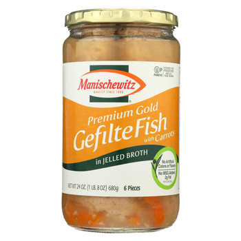 Manischewitz Fish - Gefilte - Prem Gold - 24 oz