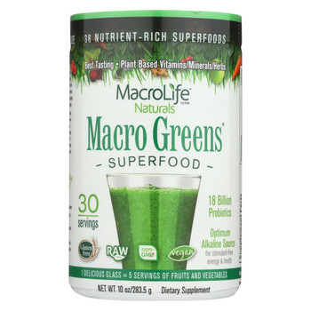 MacroLife Naturals Macro Greens - 10 oz MacroLife Naturals Macro Greens - 10 oz