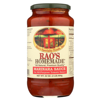 Rao's Specialty Food Homemade Sauce - Marinara - Case of 12 - 32 oz.