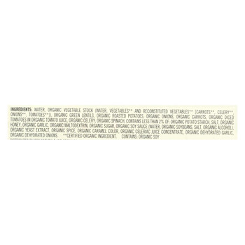 Wolfgang Puck Organic Thick Hearty Lentil and Vegetable Soup - Case of 12 - 14.5 oz. Wolfgang Puck Organic Thick Hearty Lentil and Vegetable Soup - Case of 12 - 14.5 oz.