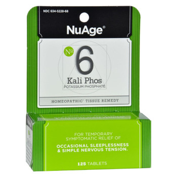 Hyland's NuAge Labs 6 Potassium Phosphate - 125 Tablets