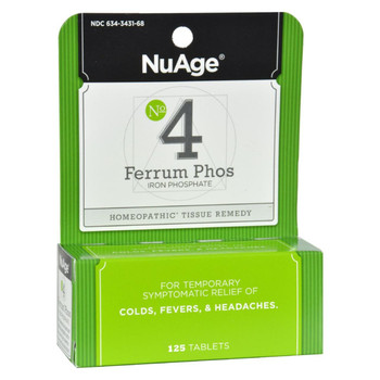 Hyland's NuAge No.4 Ferrum Phos - 125 Tablets