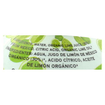 Volcano Bursts Lime Burst - Organic Lime - Case of 12 - 200 ml