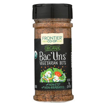 Frontier Herb Bac Uns - Organic - Vegetarian Bits - 2.47 oz - Case of 6