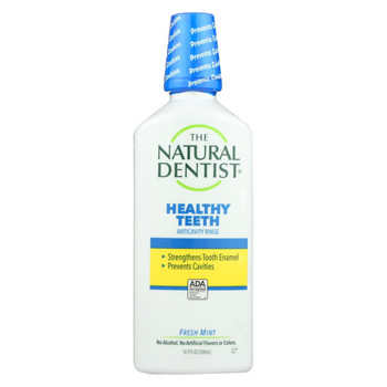 Natural Dentist Healthy Teeth and Gums Anticavity Fluoride Rinse - Fresh Mint - 16.9 oz