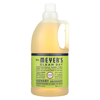 Mrs. Meyer's Clean Day - 2X Laundry Detergent - Lemon Verbana - Case of 6 - 64 oz Mrs. Meyer's Clean Day - 2X Laundry Detergent - Lemon Verbana - Case of 6 - 64 oz