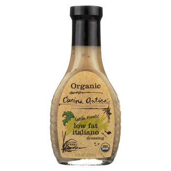 Cucina Antica - Organic Low Fat Italiano Dressing - Case of 6 - 8 FL oz.