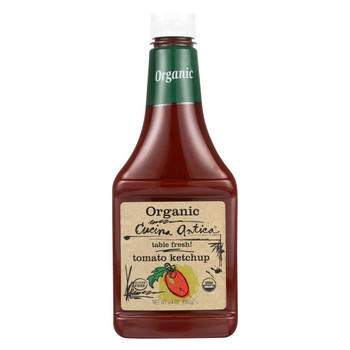 Cucina Antica - Organic Tomato Ketchup - Case of 12 - 24 oz. Cucina Antica - Organic Tomato Ketchup - Case of 12 - 24 oz.