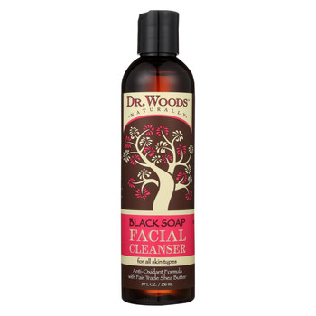 Dr. Woods Facial Cleanser Black Soap and Shea Butter - 8 fl oz Dr. Woods Facial Cleanser Black Soap and Shea Butter - 8 fl oz
