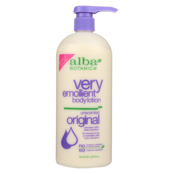 Alba Botanica - Very Emollient Body Lotion - Unscented - 32 fl oz Alba Botanica - Very Emollient Body Lotion - Unscented - 32 fl oz