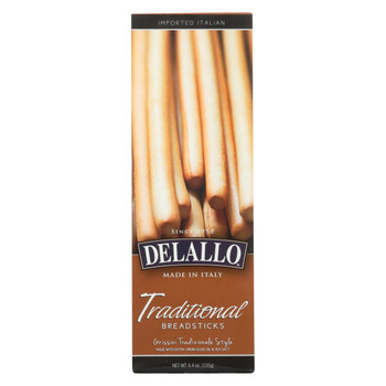 DeLallo Breadsticks - Italian Traditional Grissini - 4.4 oz - case of 12