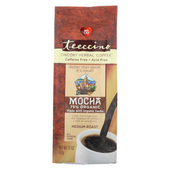 Teeccino Mediterranean Herbal Coffee Mocha - 11 oz - Case of 6