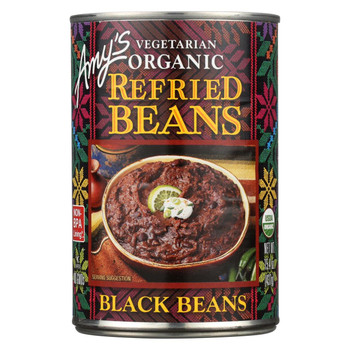 Amy's - Organic Refried Black Beans - 15.4 oz. Amy's - Organic Refried Black Beans - 15.4 oz.