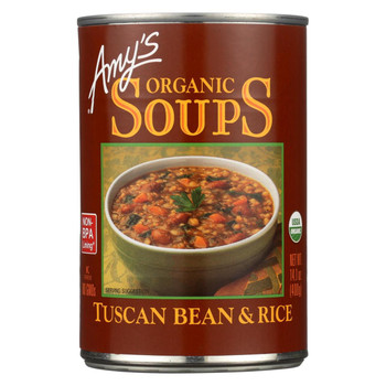 Amy's - Organic Soup - Tuscan Bean & Rice - 14.1 oz