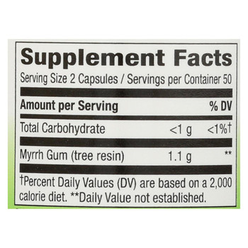 Nature's Way - Myrrh Gum - 550 mg - 100 Capsules