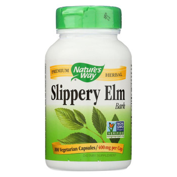 Nature's Way - Slippery Elm Bark - 100 Capsules