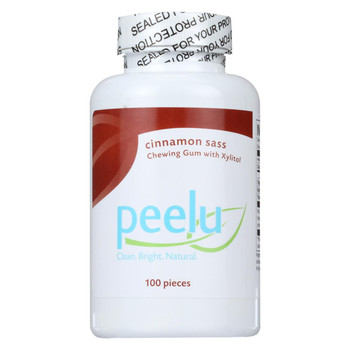 Peelu Chewing Gum - Cinnamon Sass - 100 ct