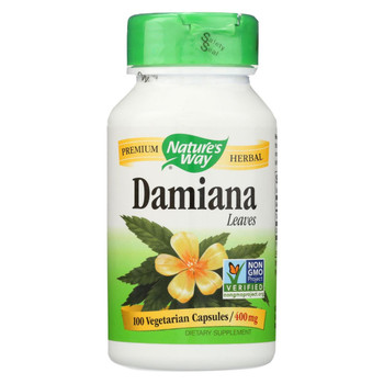 Nature's Way - Damiana Leaves - 100 Capsules