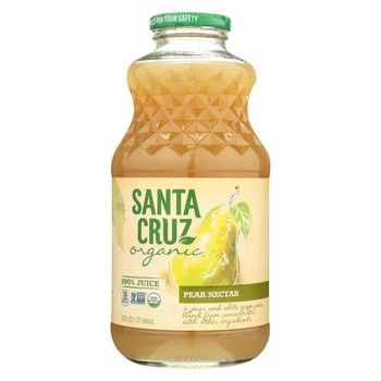 Santa Cruz Organic Juice - Pear Nectar - Case of 12 - 32 fl oz.