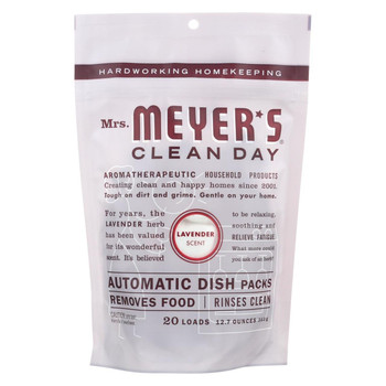 Mrs. Meyer's Clean Day - Automatic Dishwasher Packs - Lavender - Case of 6 - 12.7 oz Mrs. Meyer's Clean Day - Automatic Dishwasher Packs - Lavender - Case of 6 - 12.7 oz