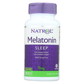 Natrol Melatonin - 1 mg - 180 Tablets