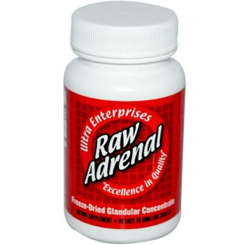 Ultra Glandulars Raw Adrenal - 200 mg - 60 Tablets