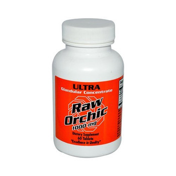 Ultra Glandulars Raw Orchic - 1000 mg - 60 Tablets