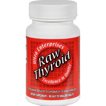 Ultra Glandulars Raw Thyroid - 90 Tablets Ultra Glandulars Raw Thyroid - 90 Tablets