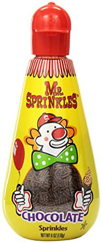 Mr. Sprinkles Chocolate Sprinkles - Chocolate - Case of 6 - 6 oz.