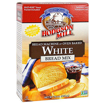 Hodgson Mills White Bread Mix - White Bread - Case of 6 - 16 oz.