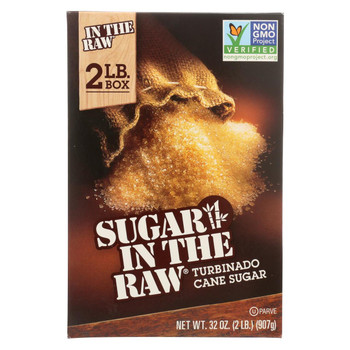 Sugar in The Raw Cane Sugar - 100% Natural - 2 lb. Sugar in The Raw Cane Sugar - 100% Natural - 2 lb.