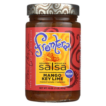 Frontera Foods Mango Key Lime Salsa - Lime Salsa - Case of 6 - 16 oz.