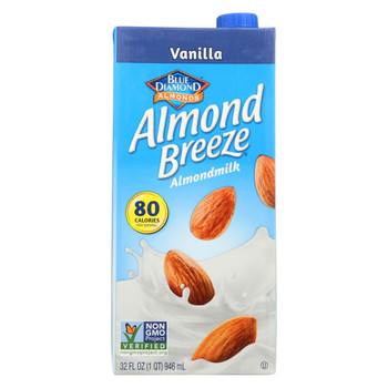 Almond Breeze - Almond Milk - Vanilla - 32 fl oz. Almond Breeze - Almond Milk - Vanilla - 32 fl oz.